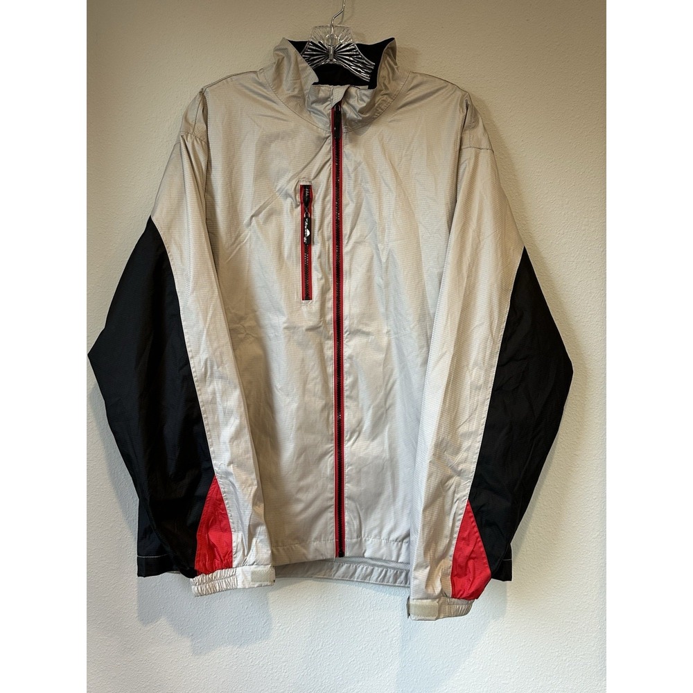 The Weather Co Men's Full Zip Wind Breaker Jacket Size Large